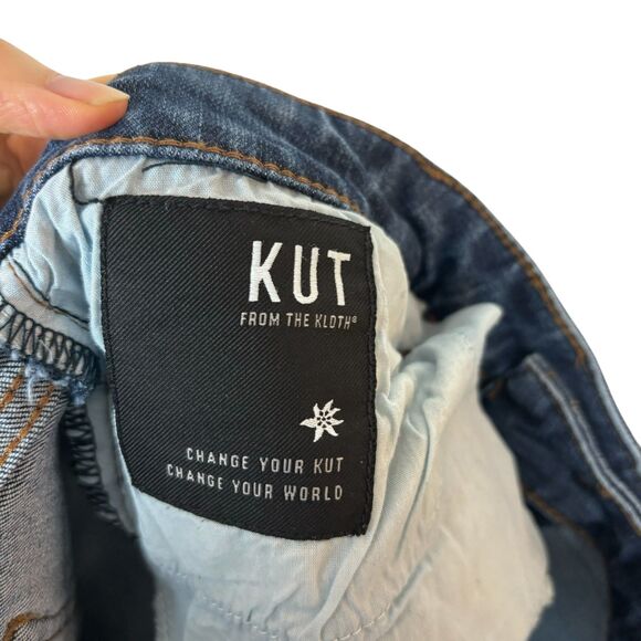 Kut From The Kloth Catherine Distressed Boyfriend Jeans Women's 14 - Picture 4 of 6